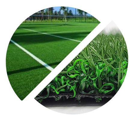 calidad Hierba artificial 2x5 3/8&quot; del fútbol no lleno campo de fútbol artificial del césped fábrica